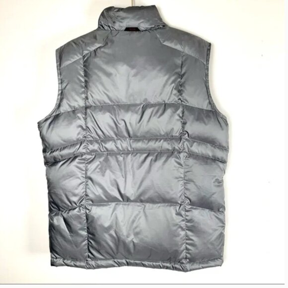 Tumi XXL Packable Down PackAWay Puffer Vest Mens Puffy Jacket Silver Grey - Picture 2 of 16